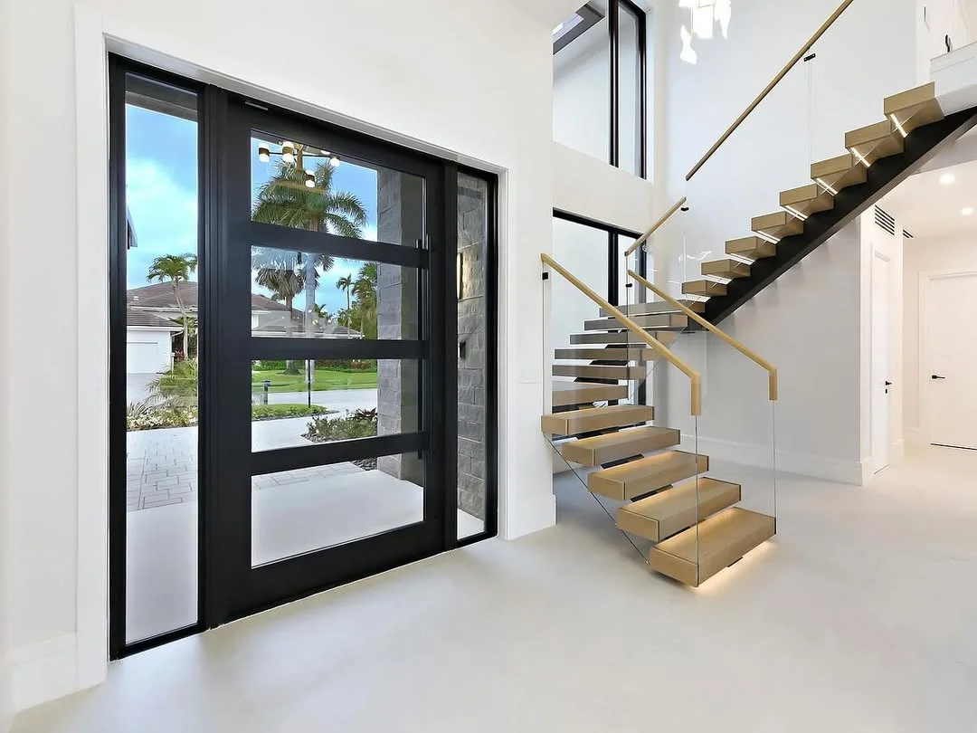 Modern U-Shaped Staircase