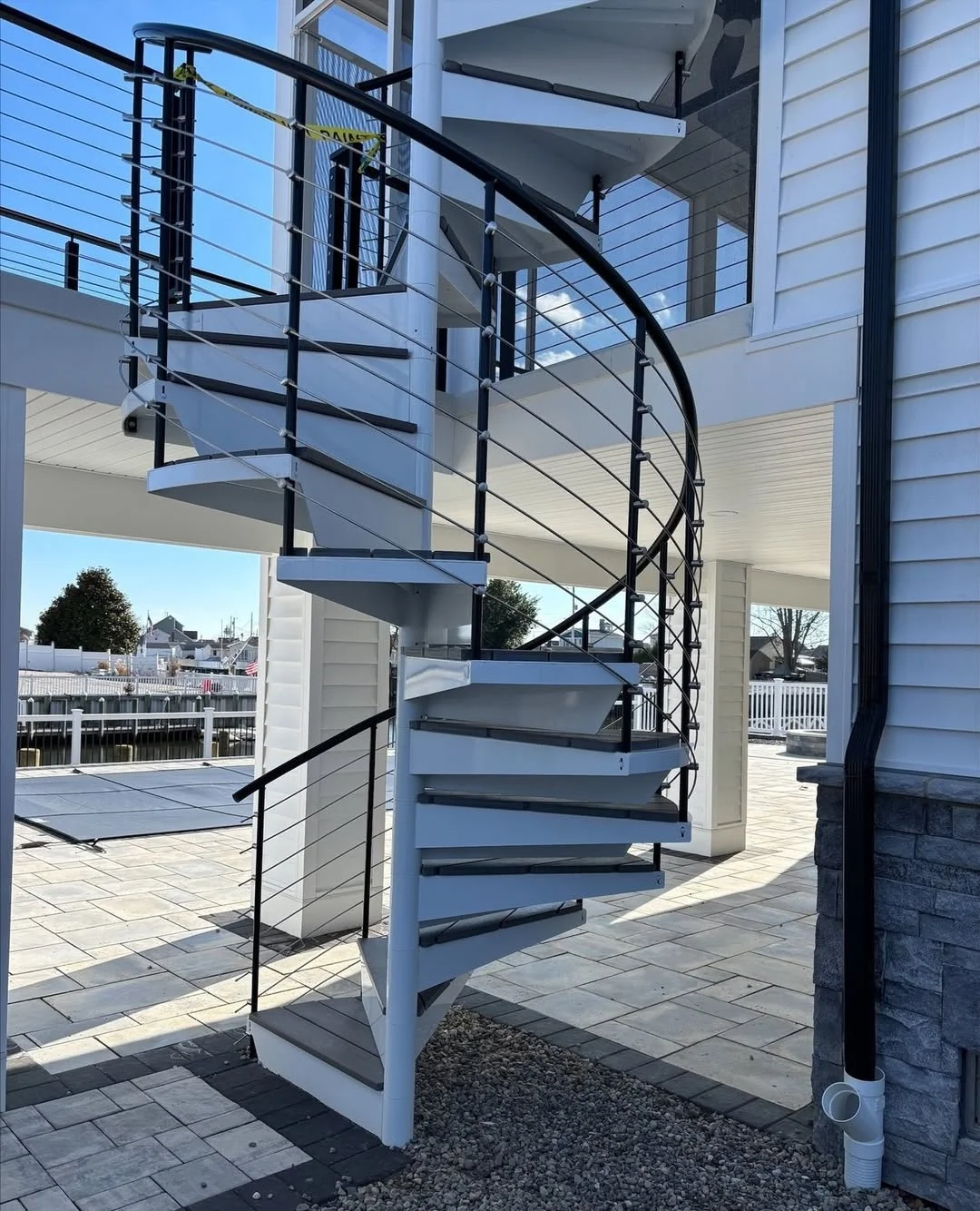 Outdoor Spiral Staircase