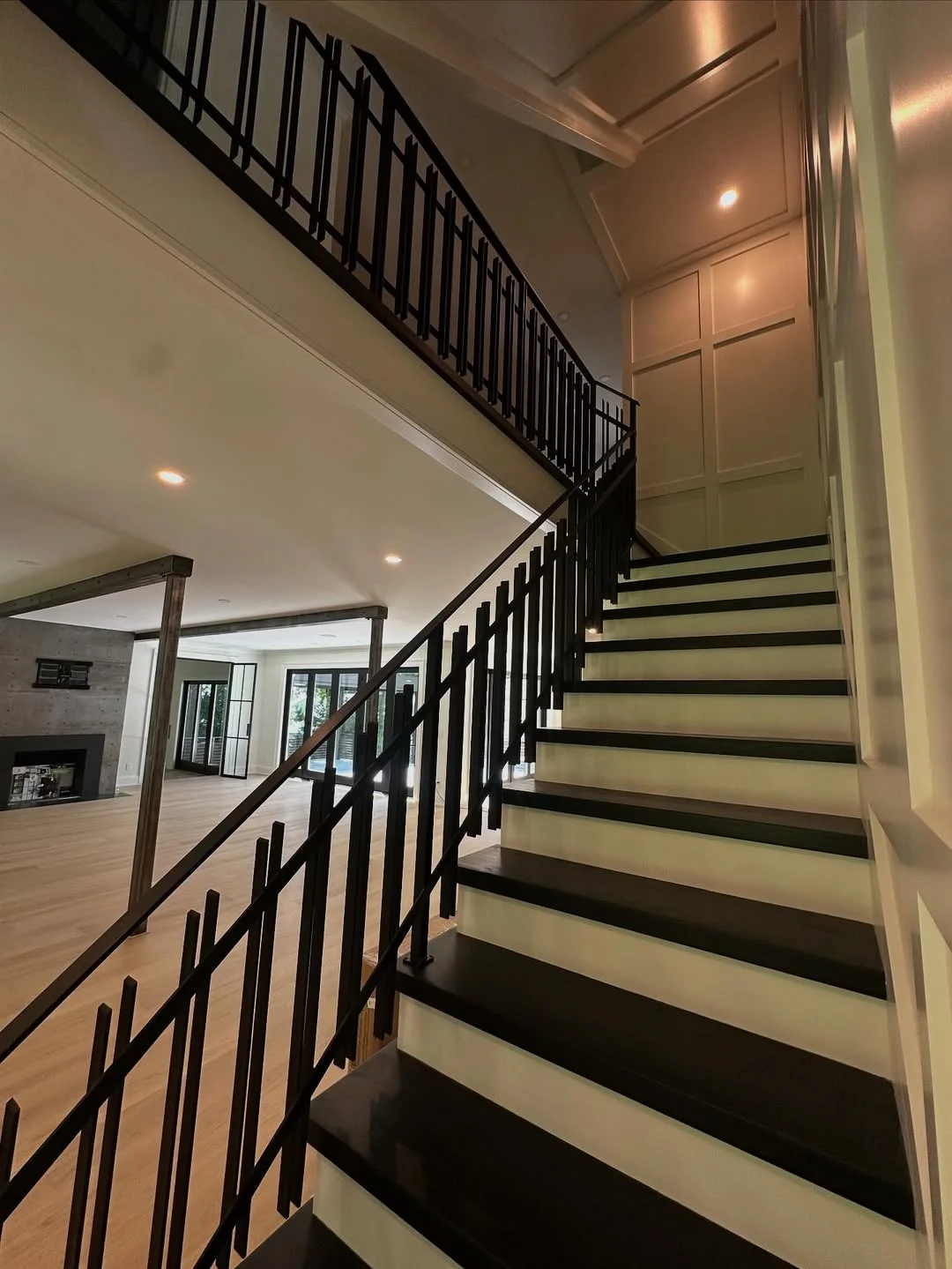 Black & White Modern Stairs