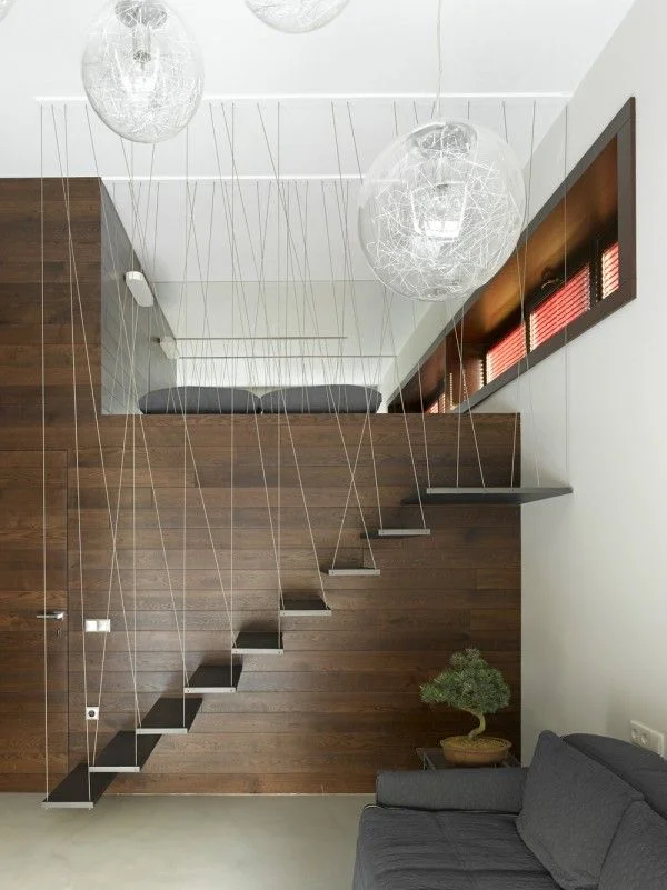 15 Staircase Railing Design Ideas for Stylish Homes 35 Minimalist Invisible Railing