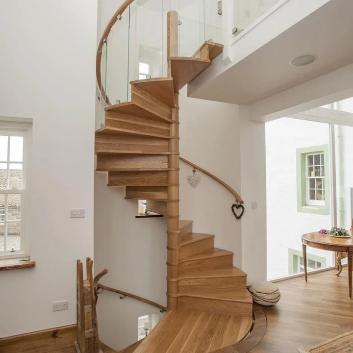 Wooden Spiral Staircase