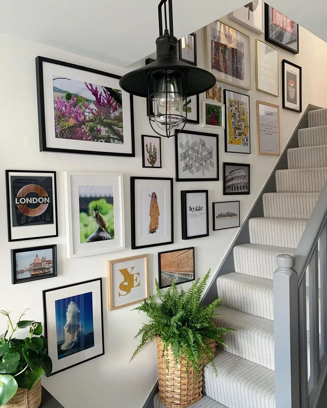 Staircase Gallery Wall