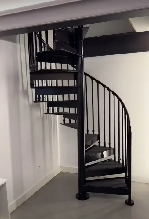 Black Spiral Staircase