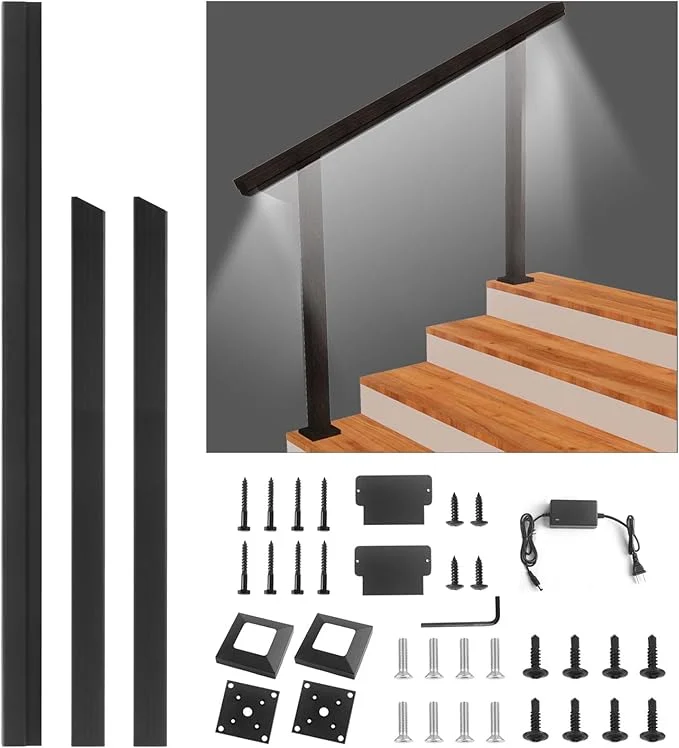 15 Staircase Railing Design Ideas for Stylish Homes 15 61Ot2MRspvL. AC SX679