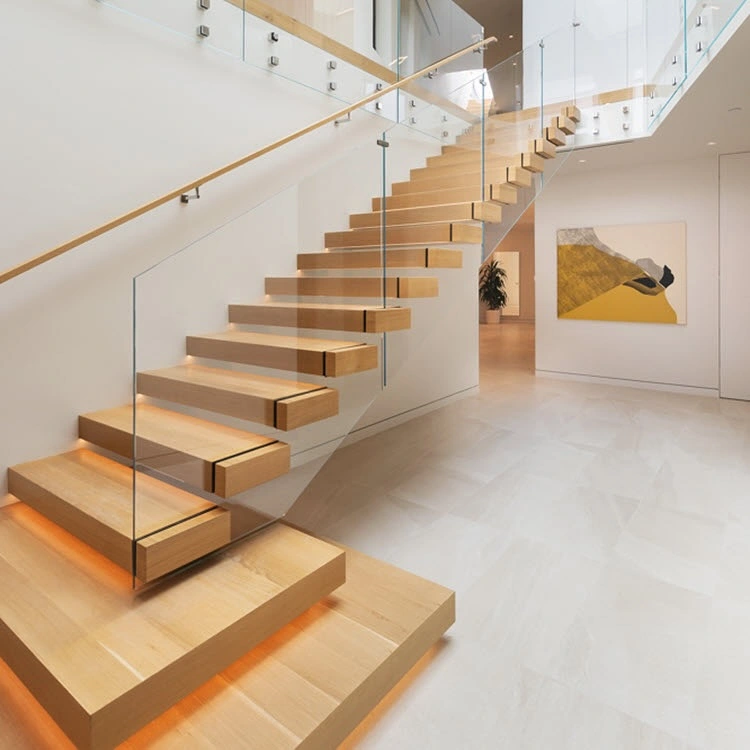 Cantilevered Glass Stairs