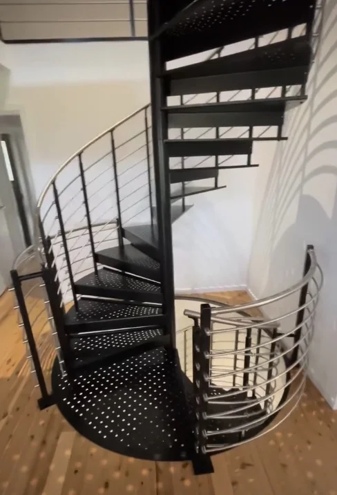 Industrial Spiral Staircase