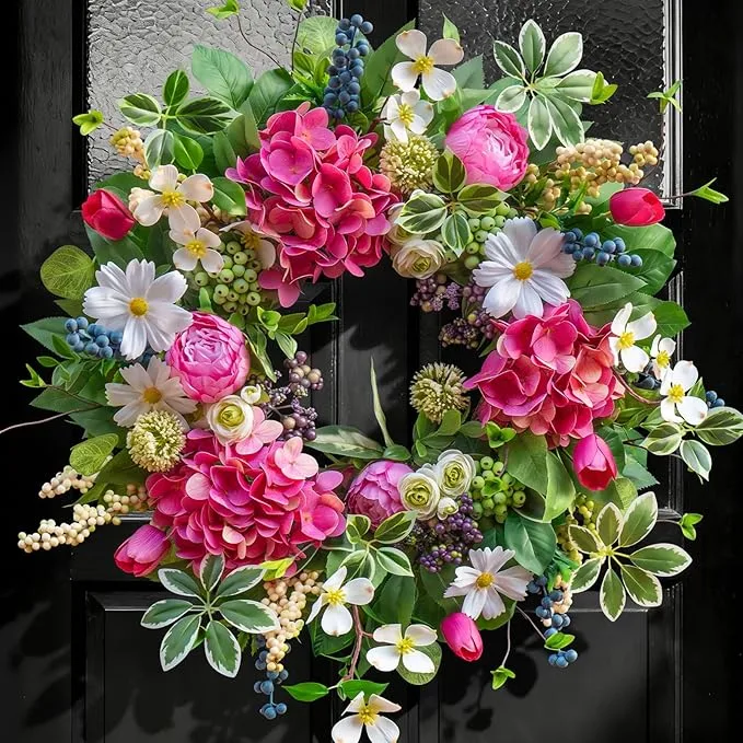 15 Spring wreath for front door ideas you'll love 41 81SaWJPo2nL. AC SX679