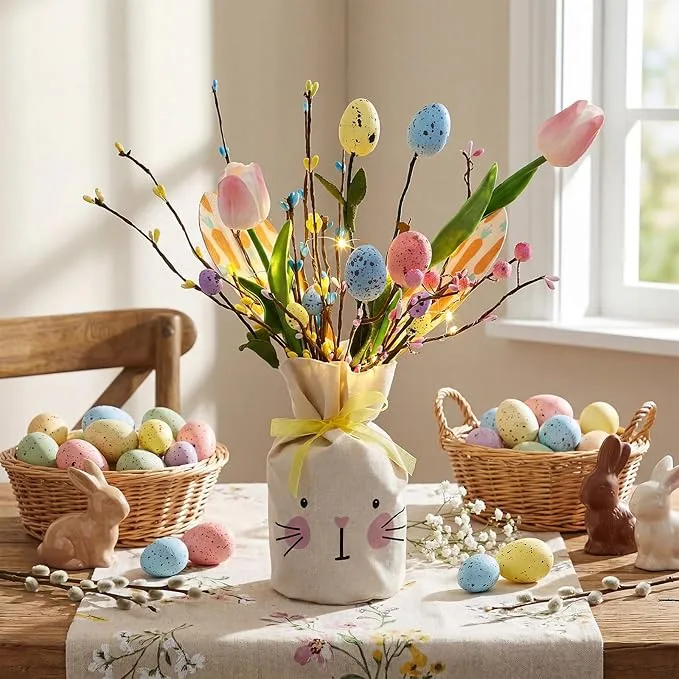 15 Fresh Easter Tablescapes for a Stylish Spring Table 17 81V7bM85pL. AC SX679