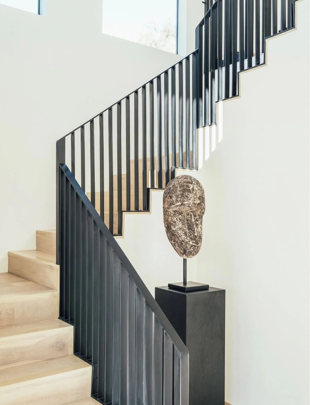 Black Metal Railing Staircase