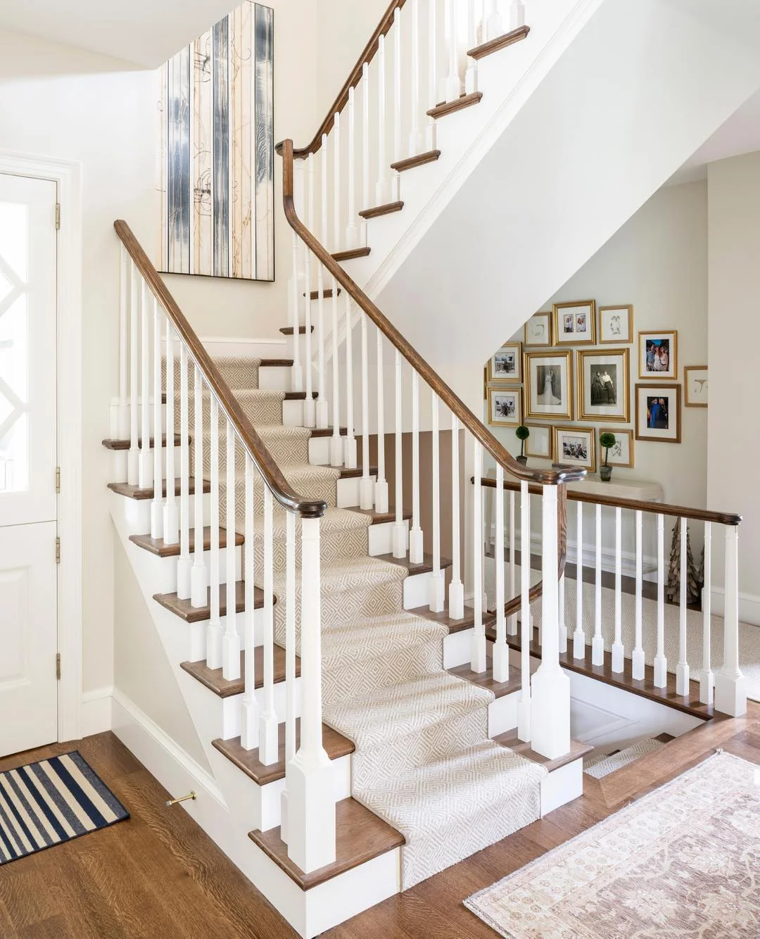 15 Staircase Railing Design Ideas for Stylish Homes 25 White Painted Wooden Railing