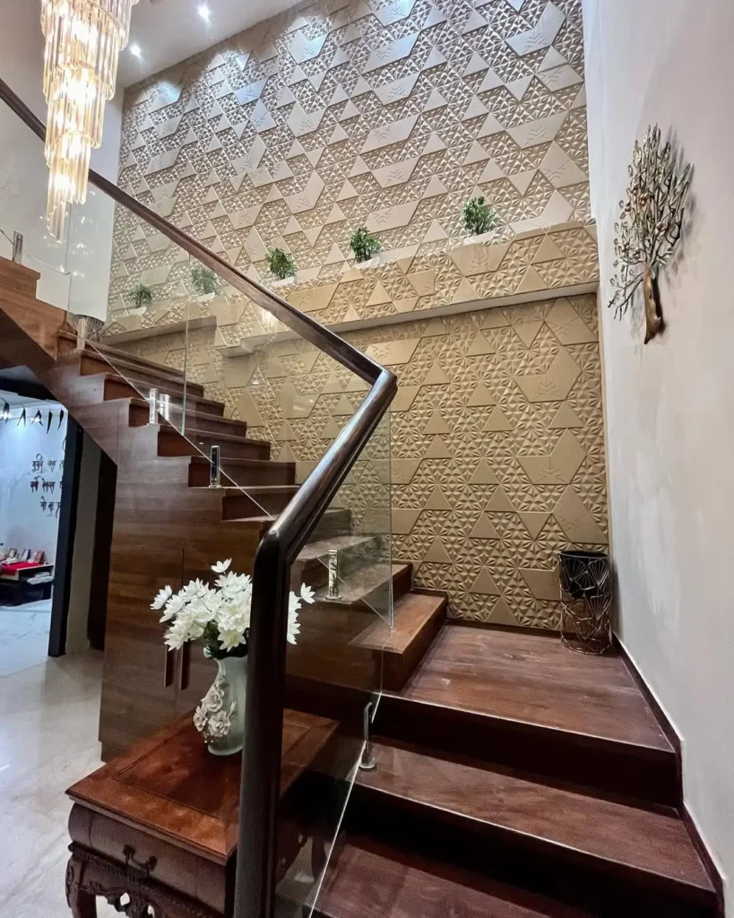 15 Double Height Staircase Wall Design Ideas 1 Double Height Staircase Wall Design