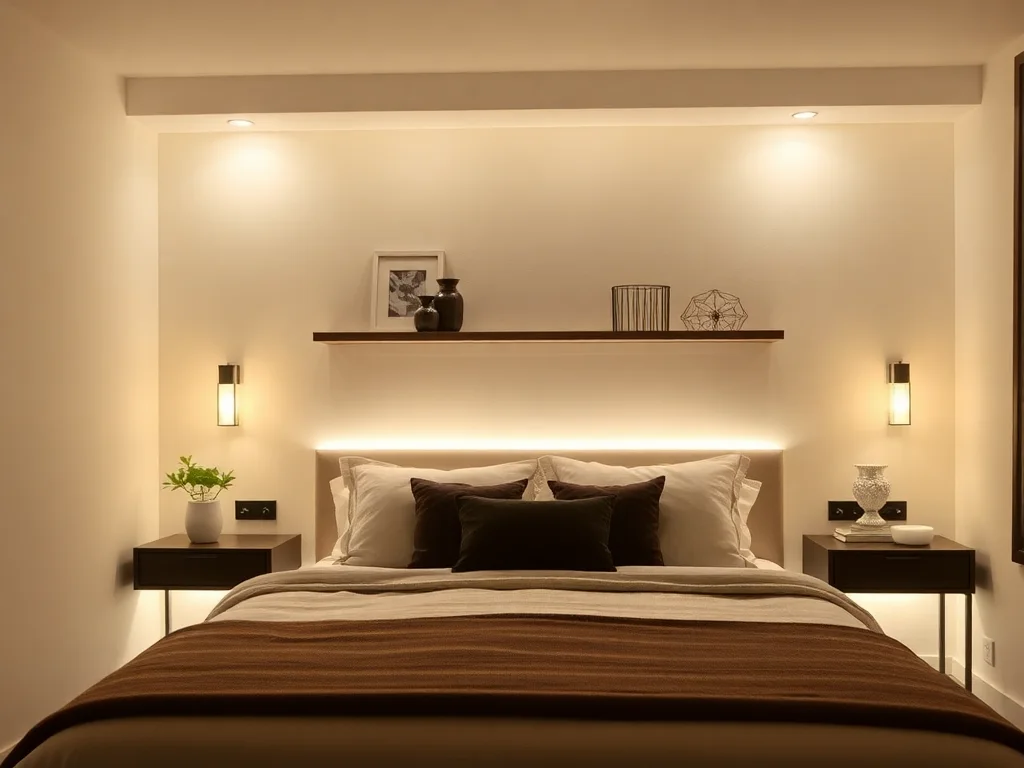 20 Bedroom Lighting Ideas for a Cozy Glow 41 Accent Lighting for Headboard