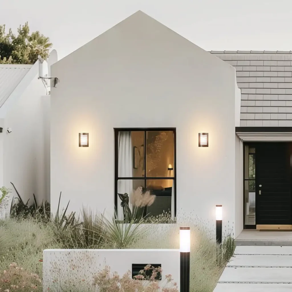 Minimal Black Exterior Lights