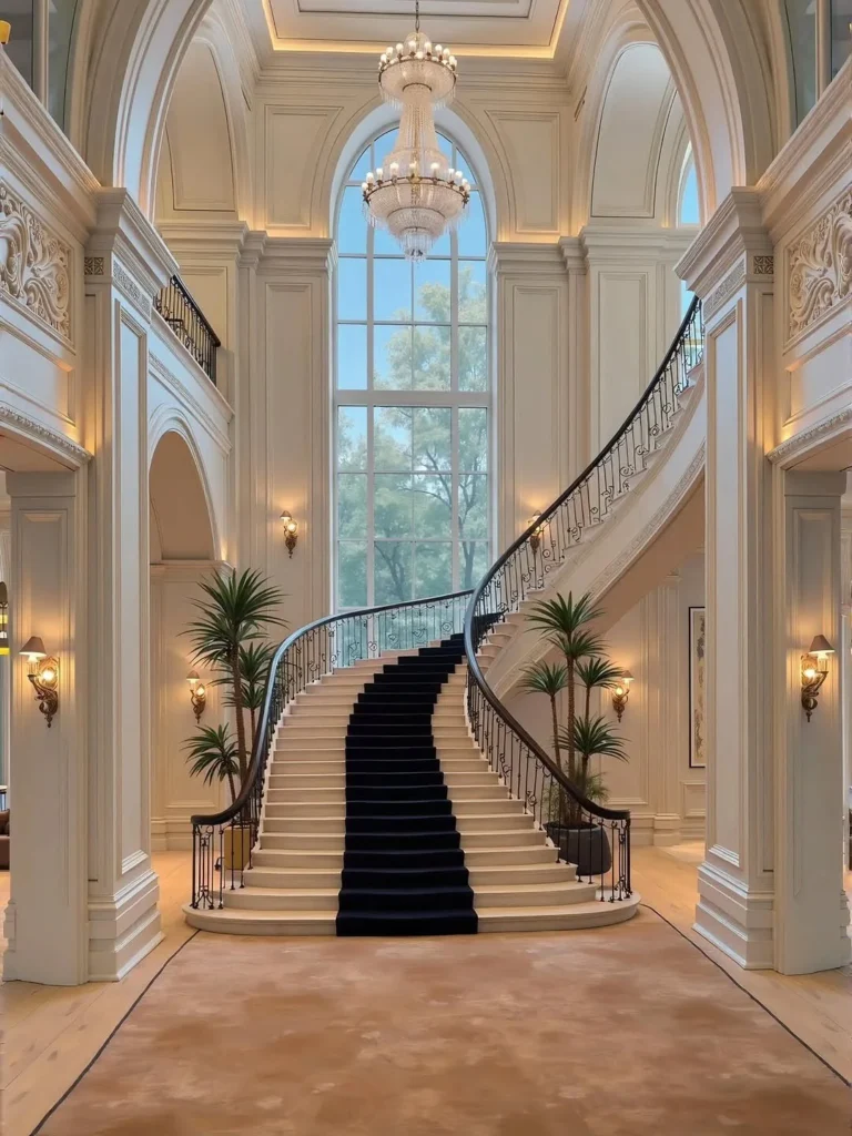 Grand Staircase for Mansion Interior
