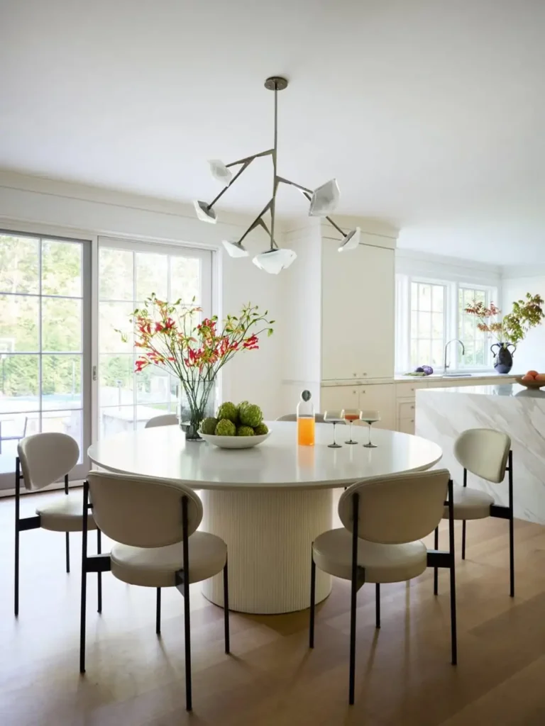 Round Table Chandelier Sizing