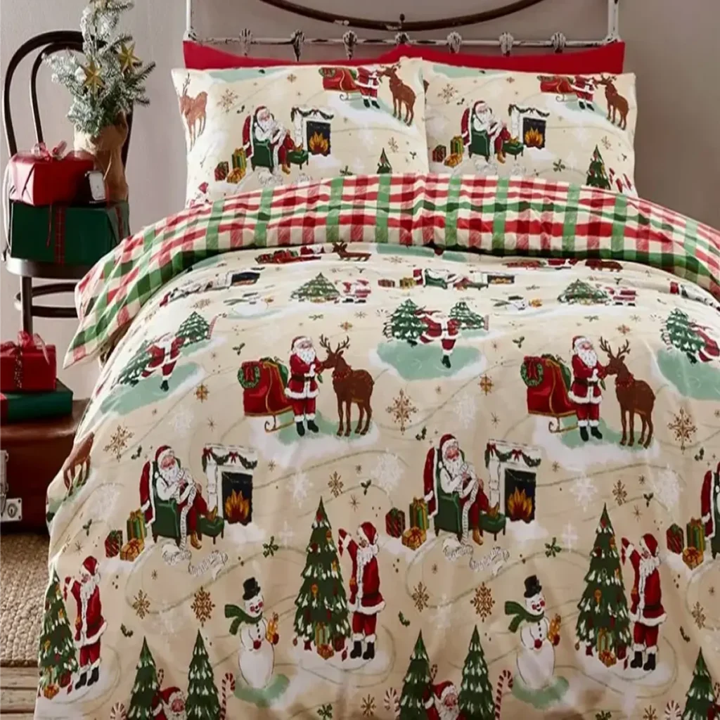15 Christmas bedding ideas for a Cozy Holiday Home 4 Christmas bedding ideas