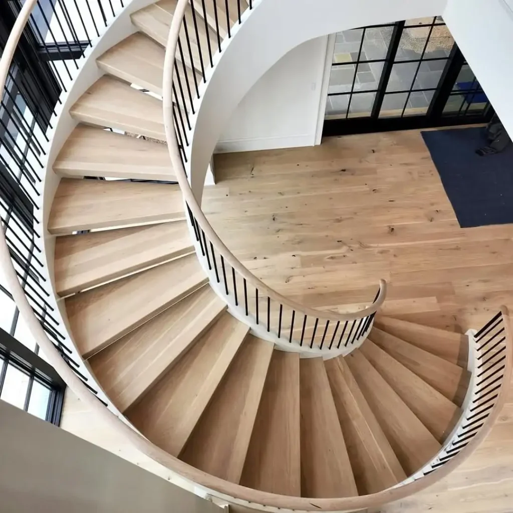 Modern Curved Staircase