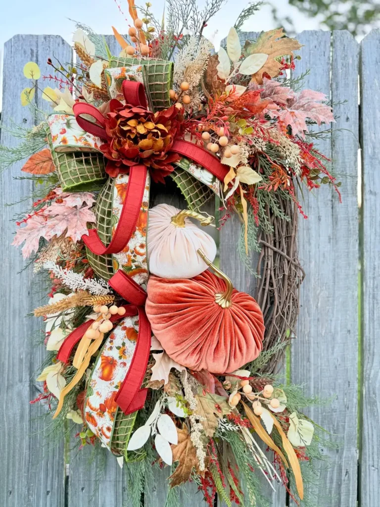 15 Spring wreath for front door ideas you'll love 13 Grapevine Base Wreath Ideas