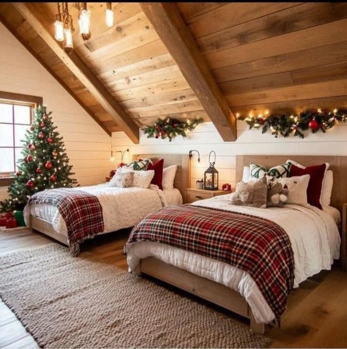 15 Christmas bedding ideas for a Cozy Holiday Home 23 Rustic Farmhouse Christmas Bedding