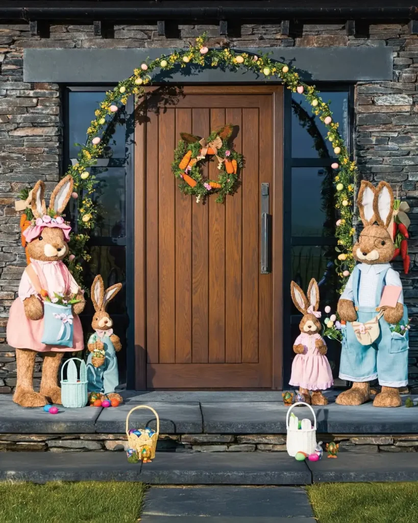 20 Easter Decor Ideas to Refresh Your Home 41 Outdoor Easter Decorations