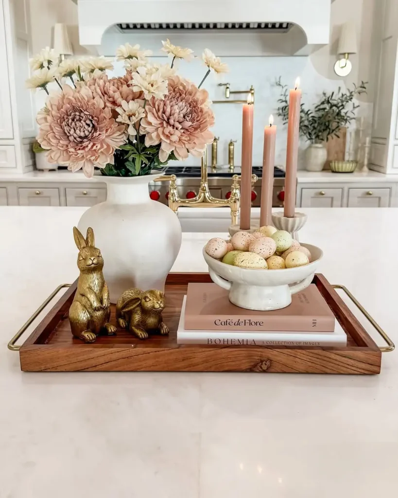 15 Fresh Easter Tablescapes for a Stylish Spring Table 5 Floral Easter Centerpieces