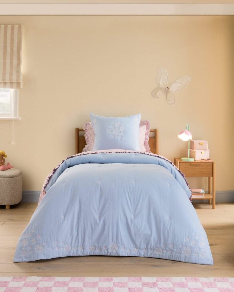 Soft Baby Blue Bedding