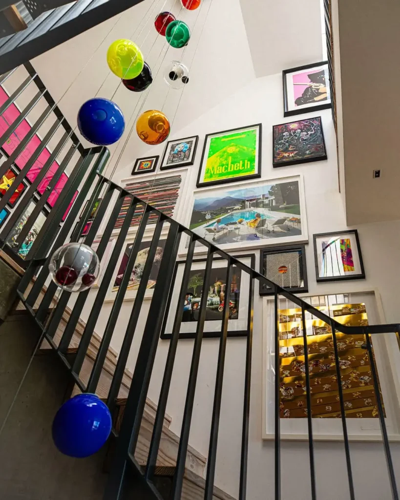Staircase Art Display