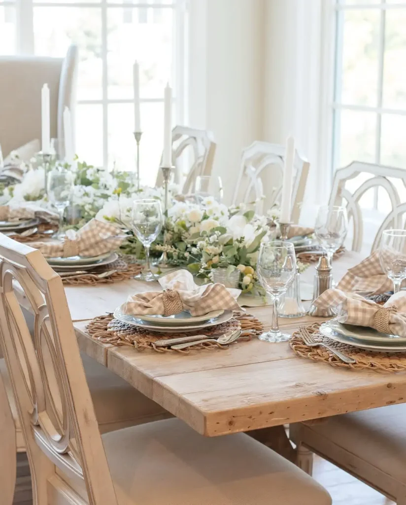 15 Fresh Easter Tablescapes for a Stylish Spring Table 25 Neutral Easter Tablescape