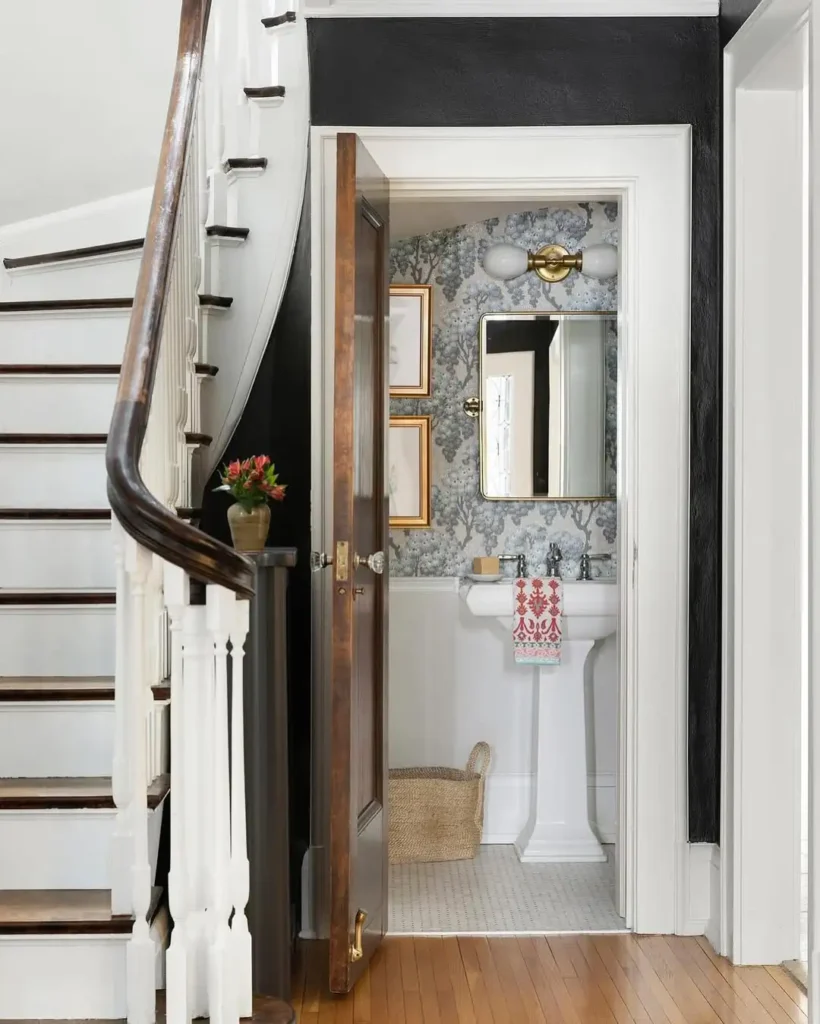 Under Stairs Powder Room