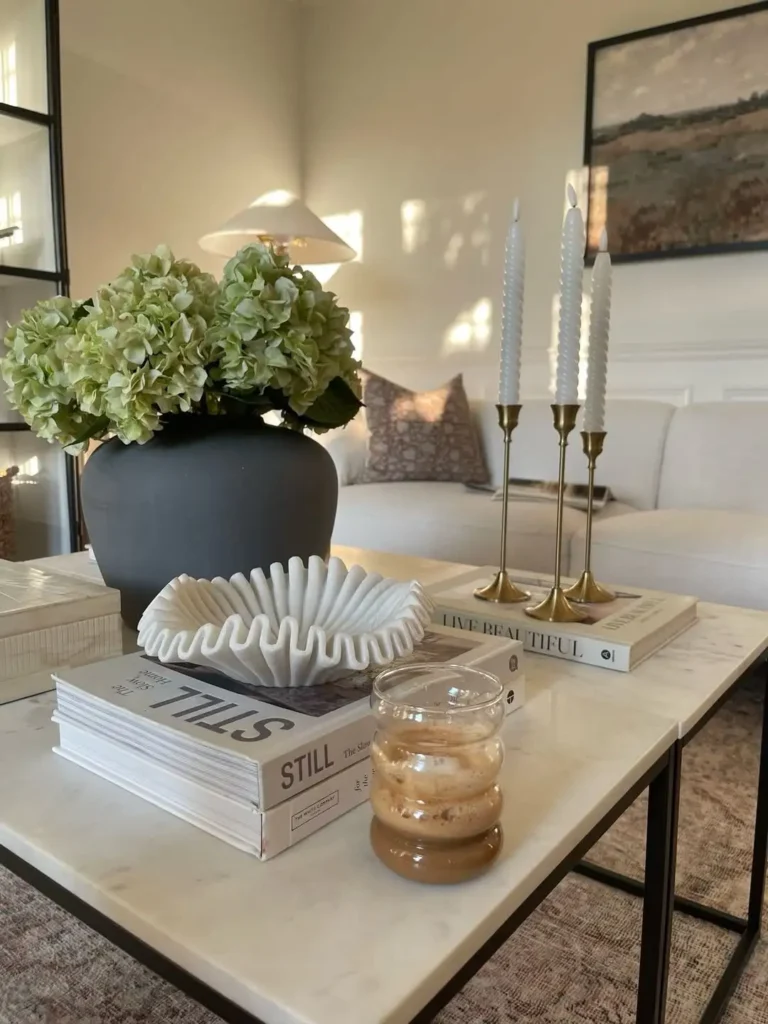 Spring Coffee Table Styling