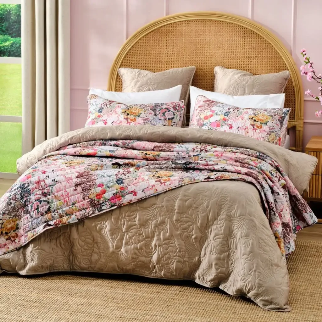 25 Floral Bedding Ideas for a Fresh Bedroom Look 55 Floral Bedskirt and Layered Bedding Ideas