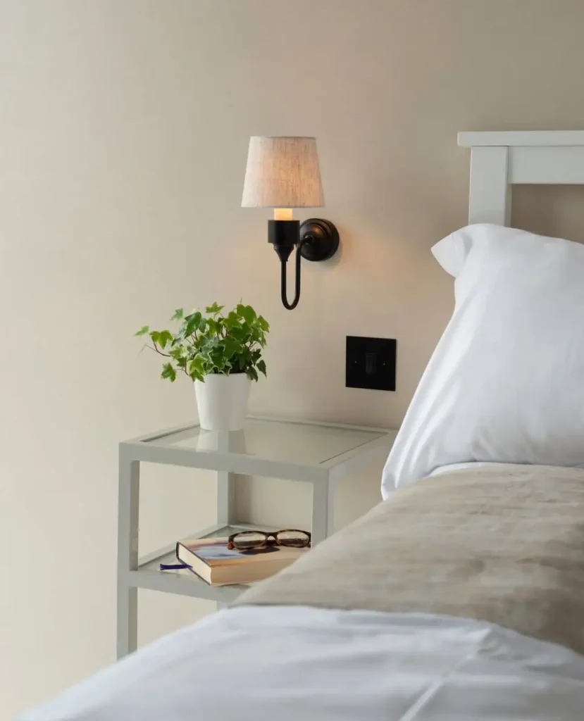 20 Bedroom Lighting Ideas for a Cozy Glow 11 Wall Sconce Bedside Lighting