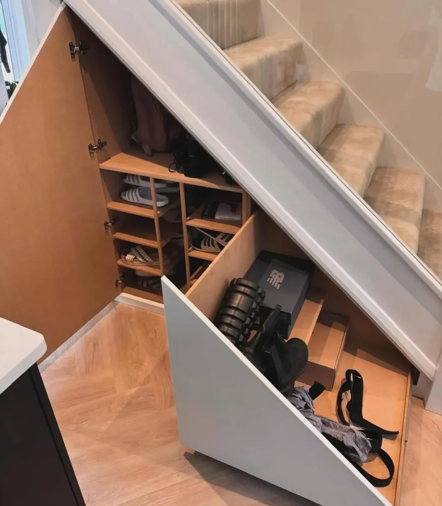 Under-Stairs Shelving