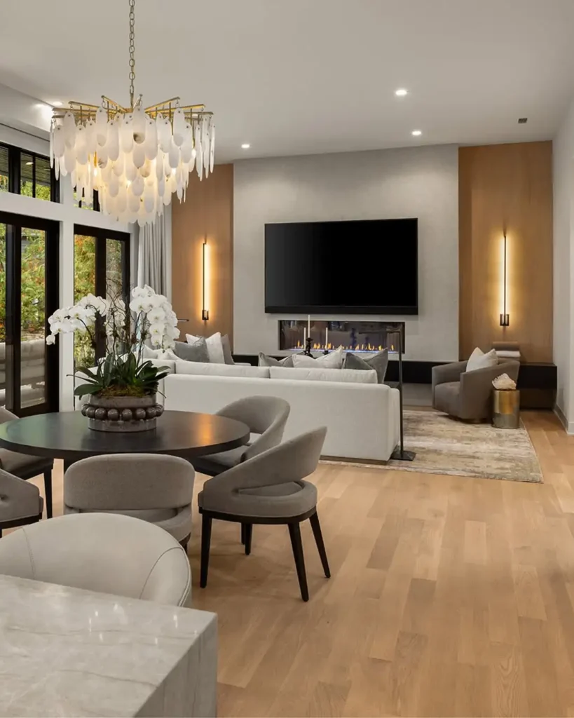 Large Room Lighting Balance