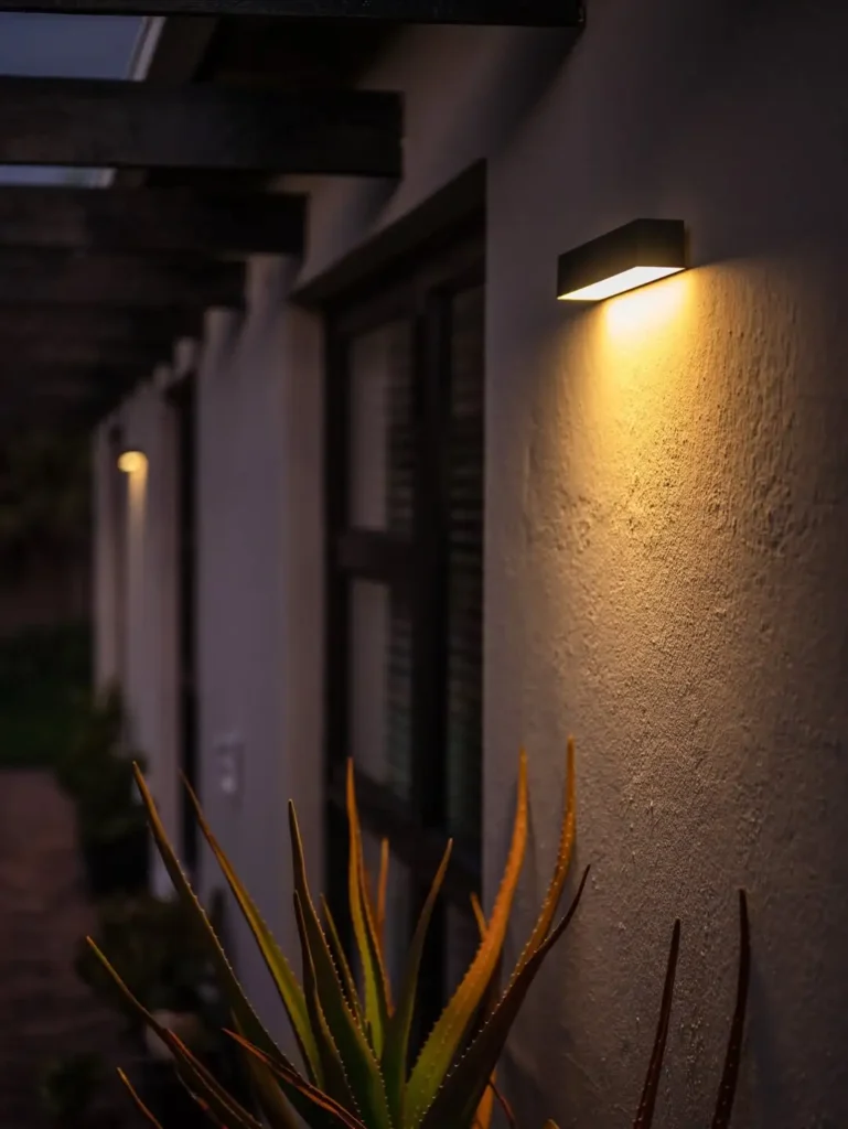 Down Lighting Exterior Walls