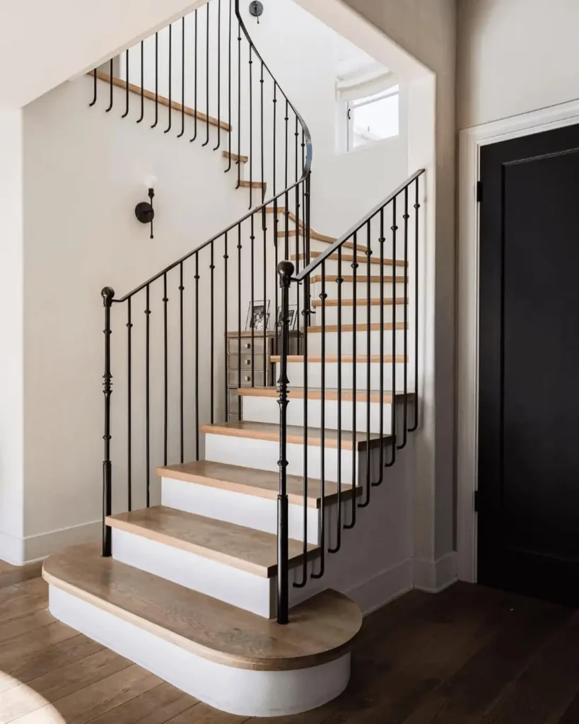 14 Black Staircase Ideas That Elevate Your Home 5 Black Metal Staircase