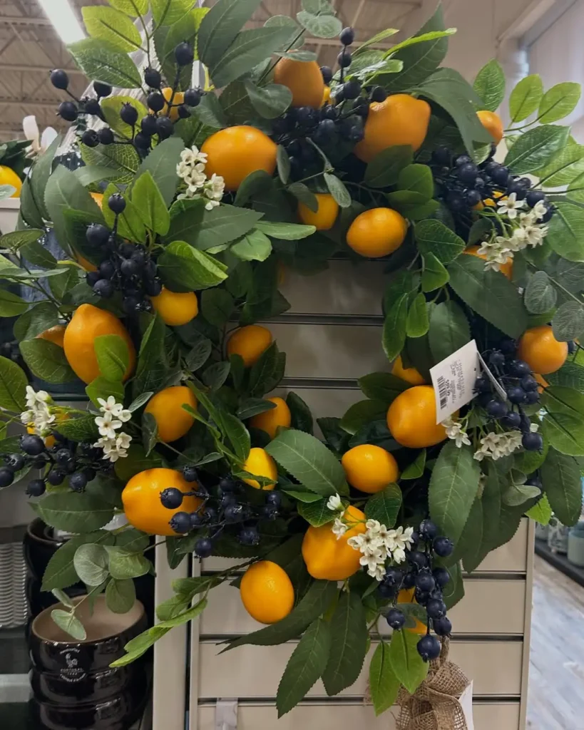 15 Spring wreath for front door ideas you'll love 29 Lemon Themed Spring Wreaths