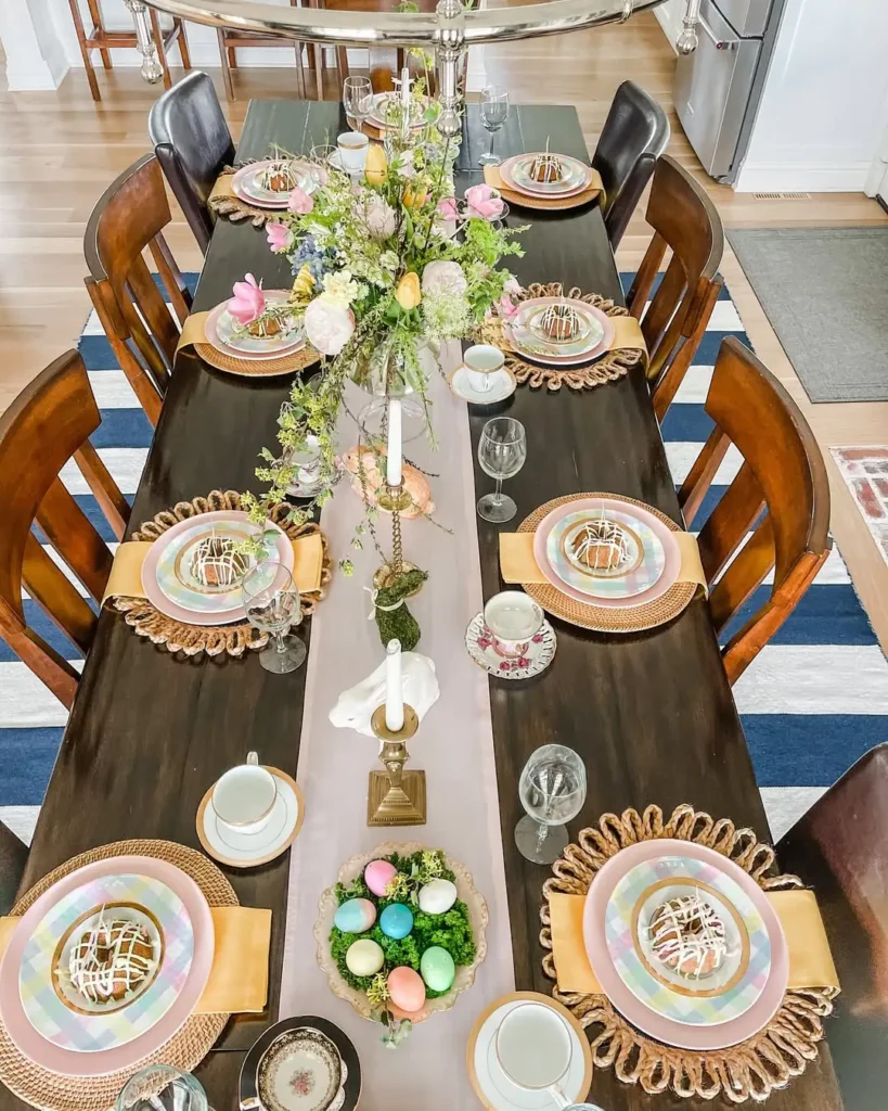 15 Fresh Easter Tablescapes for a Stylish Spring Table 33 Minimalist Easter Table Decor