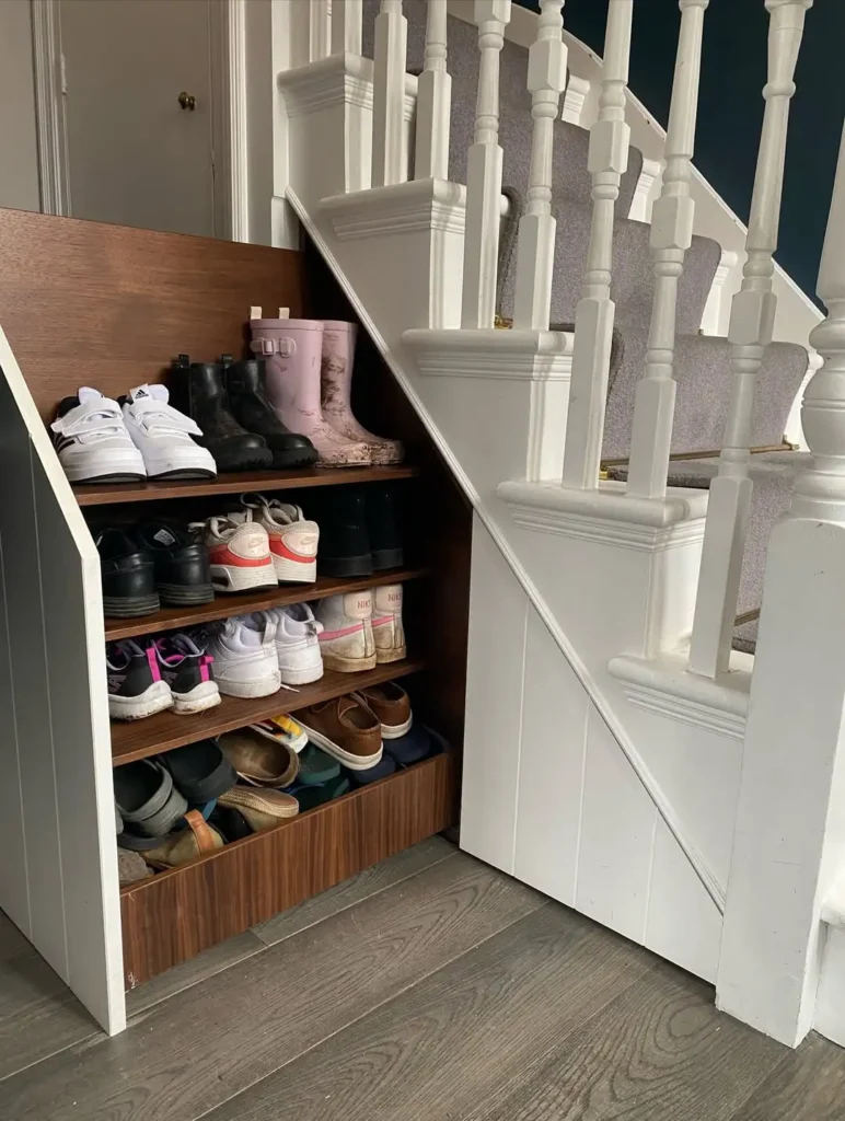 Under-Stairs Shoe Storage