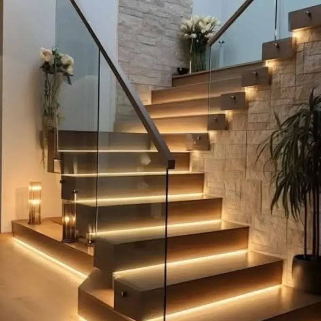 Minimalist Stairway Decor