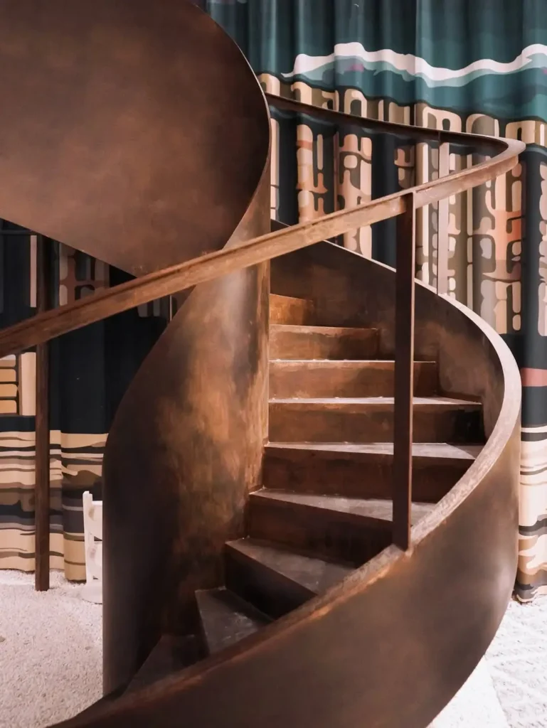 Spiral Wooden Staircase