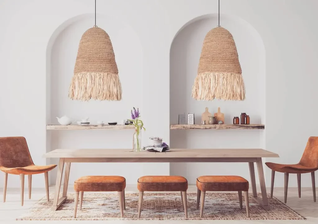 Boho Rattan Pendant Lighting