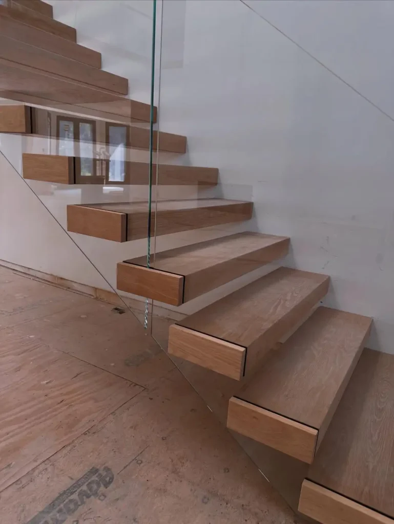 Floating Wooden Staircase