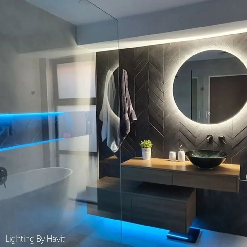 16 Bright Bathroom Lighting Ideas for Every Mood 13 Waterproof LED Lighting Strips