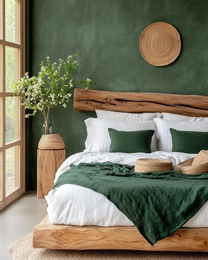 Green Farmhouse Bedding