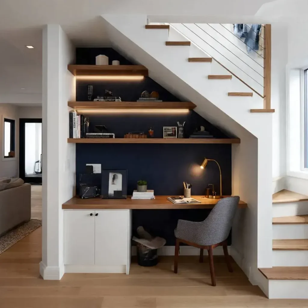 Under Stair Decoration Ideas ✨️ Stair Design Ideas ✨️🔥👌 stairdesigns glassrailing understa