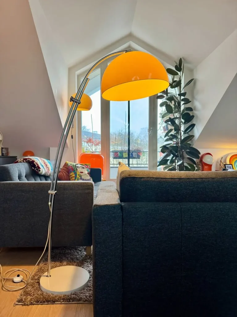 Brass Arc Floor Lamps