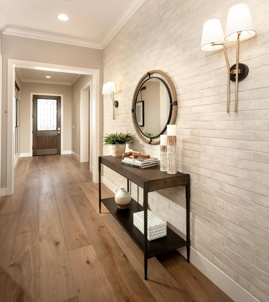 Warm Welcoming Entry Lighting