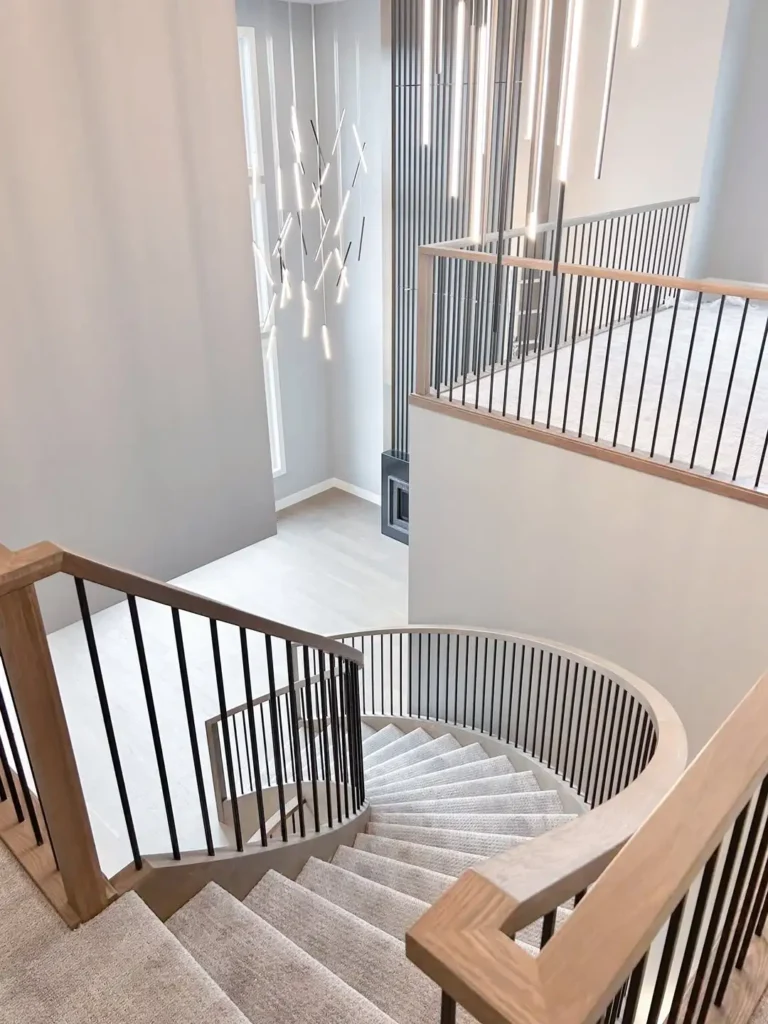 Wooden Curved Staircase