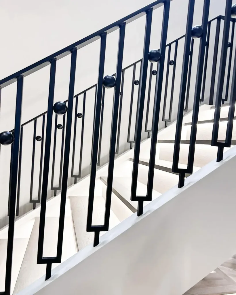 15 Iron Staircase Railing Ideas for Stylish Homes 35 Iron Handrail Staircase